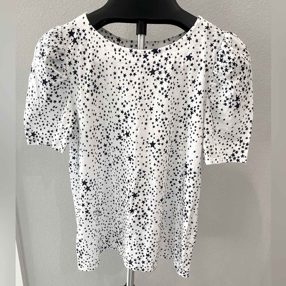 LOFT Stars Tee in Black & White | Size S